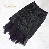 社交ダンス 衣装 スタンダード スカート レッスンウェア ブラック系 レッド系 パープル系 ブルー系 ゴールド系 青 赤 黒 金 紫 練習着 フレアスカート 社交ダンススカート 練習用スカート ダンスレッスン 競技 スタンダード用 スカート単品 タンブラー風 フリル風 裾広がり ひらひら オシャレ きれいめ 派手め 華やか 光沢感 シアー感 メッシュ風 裏地なし風 伸縮性あり ファスナー付き 裾 フリンジ風 カラフルカラー グラデーション風 鮮やか カラー切替 ブルーパープル レッドパープル 紫赤青