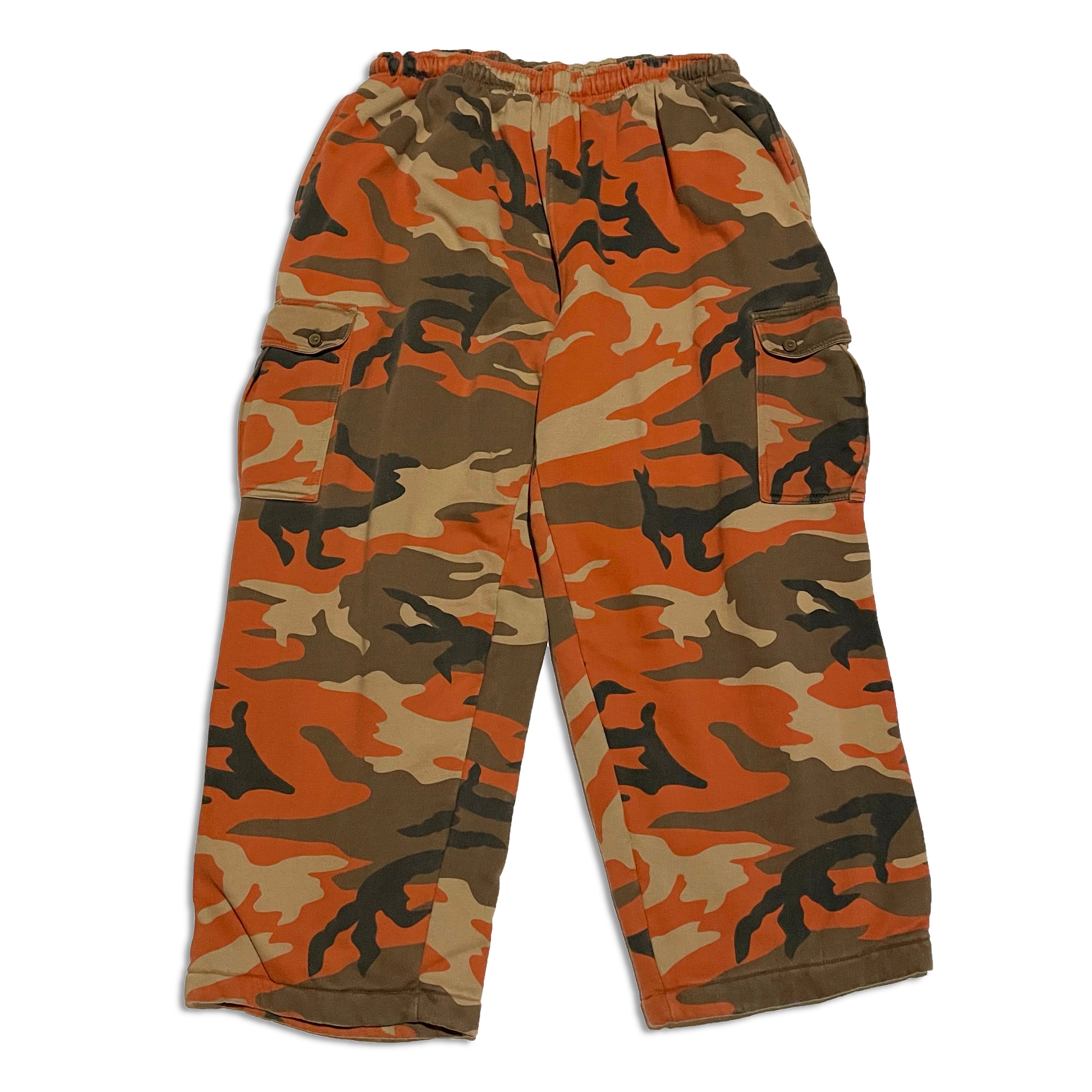 迷彩柄 PGロゴ パンツ サイズ4 パーリーゲイツ ゴルフ パンツ カモフラ ロングパンツ ストレッチ