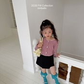 韓国子供服 / ninibello / Tommy Stripe Cardigan / カーディガン *XS~XXL*