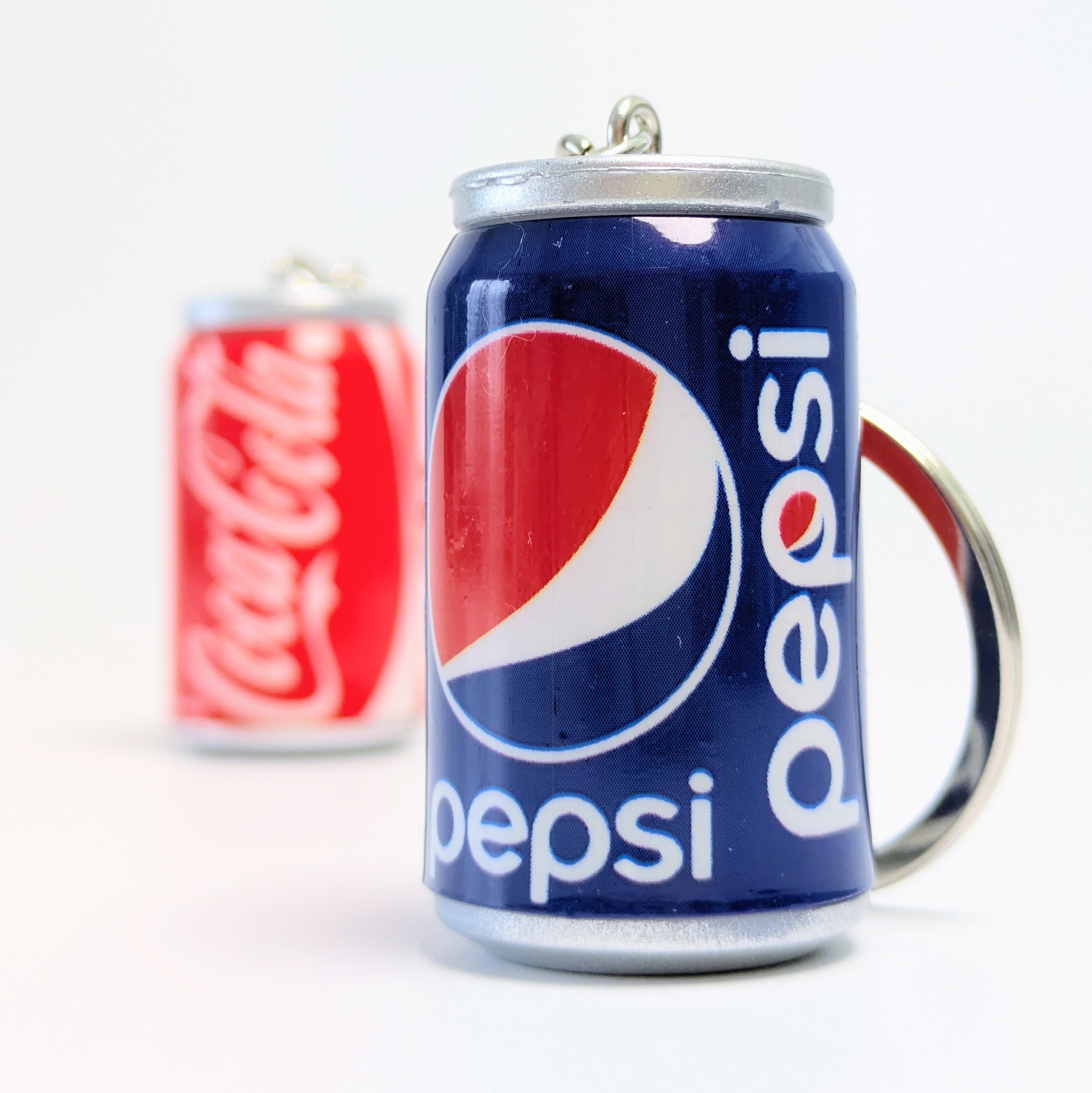 【 ドリンク缶キーホルダー 】 PEPSI / Coca-Cola ペプシ コーラ〚アメリカン雑貨 アメトイ〛