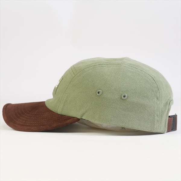 SUPREME シュプリーム 23SS Suede Visor Camp Cap ツバ スウェード BOX ロゴ キャップ ホワイト パープル サイズフリー 正規品 / 31489