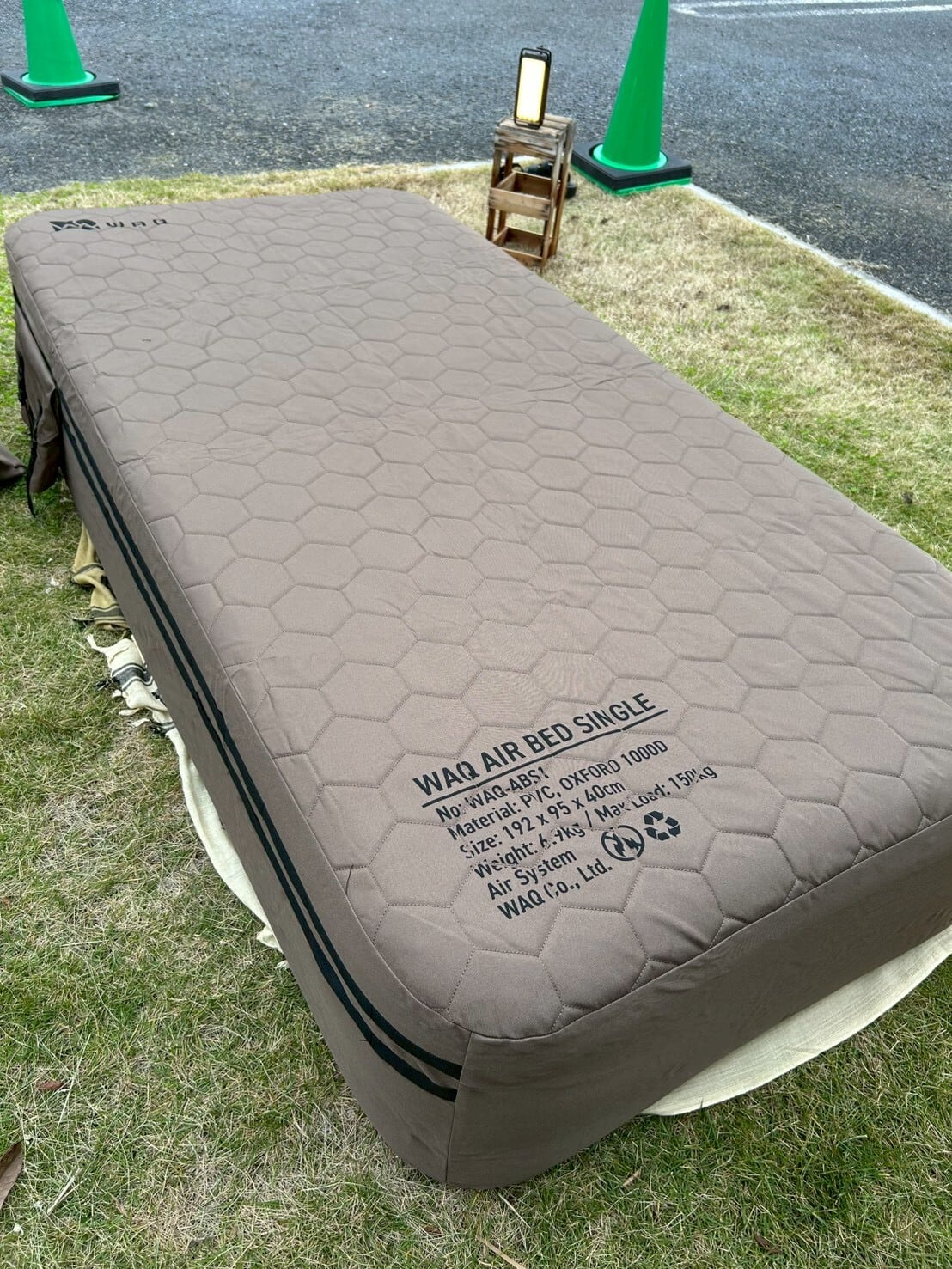 WAQワック】 AIR BED〈 SINGLE 〉エアベッドシングル | CAMP MARKET