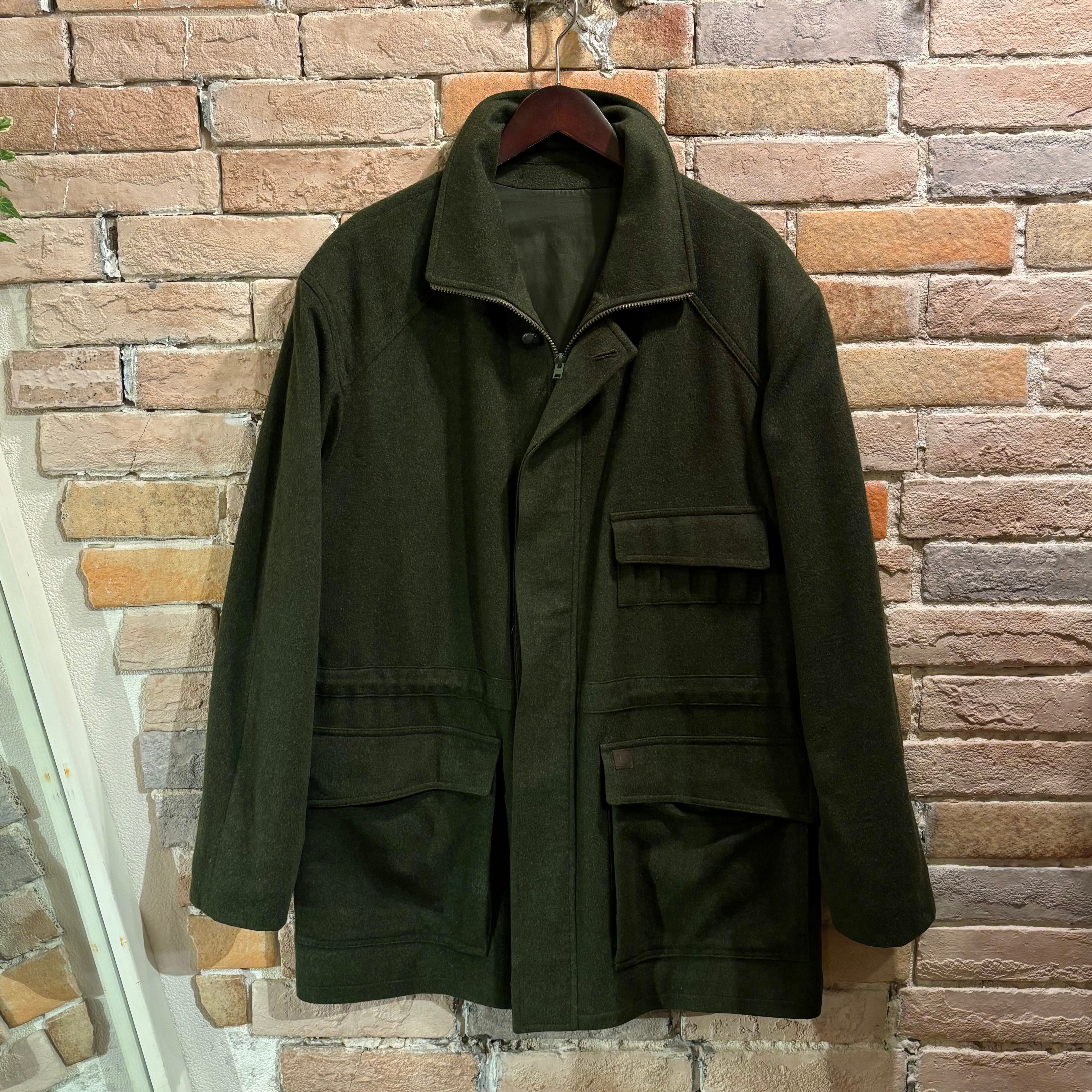 aquascutum “ladies dead stock” size4 camel&wool coat イングランド