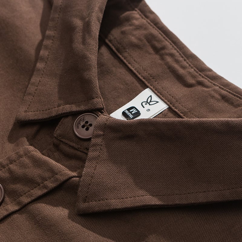 STONE  コットン シャツジャケット コットンツイルシャツジャケット / Cotton Twill Shirt Jacket