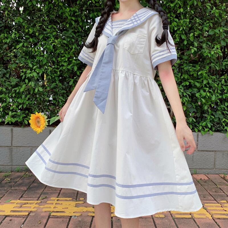 スタイルネイビーカラードレス オータムウェストスリムスカート 大人ガーリー スウィート キュート カジュアル 秋物 萌量不足54418362183