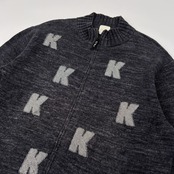 Karl Helmut カールヘルム K柄 ワッペン コットンニット ジャケット カーディガン サイズ M /メンズ/ピンクハウス