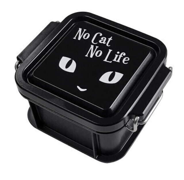 猫／ネコのランチボックス（Ｓ）【黒猫/お弁当箱】【キッチン雑貨/Brounie１】