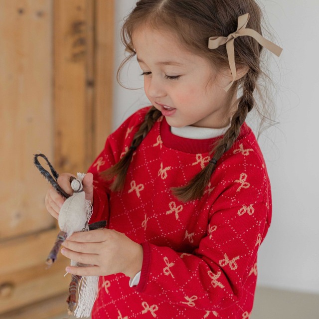 《予約》mkids¨ ribbon bon knit