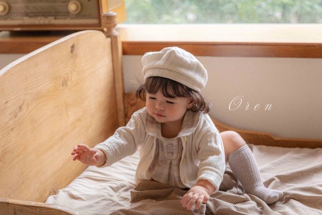 【 即納 】2025 秋新作 OREN オレン アロカーディガン +ベレー帽セット付き