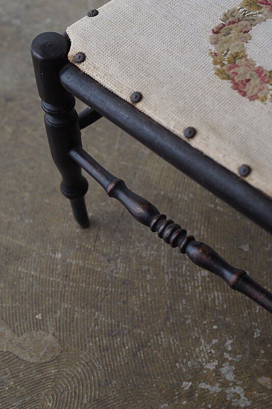 ステッチ座面 ドールチェア-antique doll chair | アンティーク