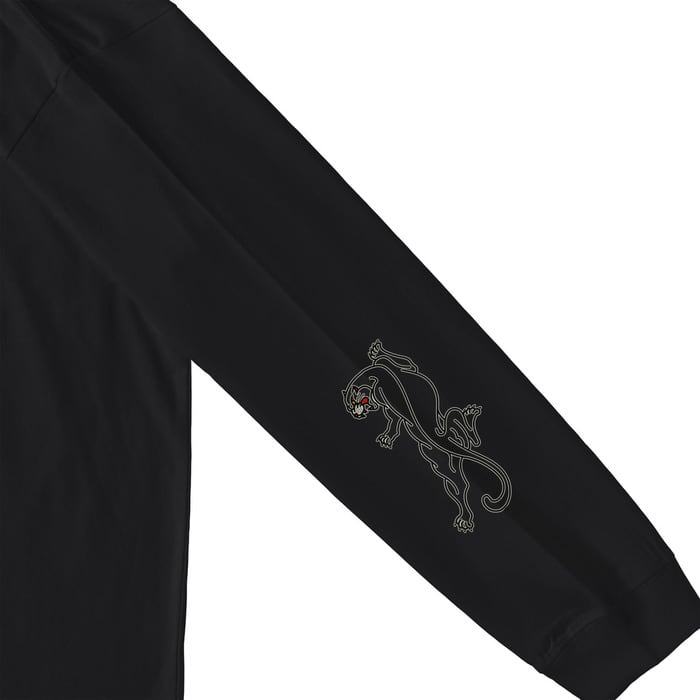 IRON CROSS ロゴ ビッグシルエット ロンT 5.6oz ブラック | PAY ID