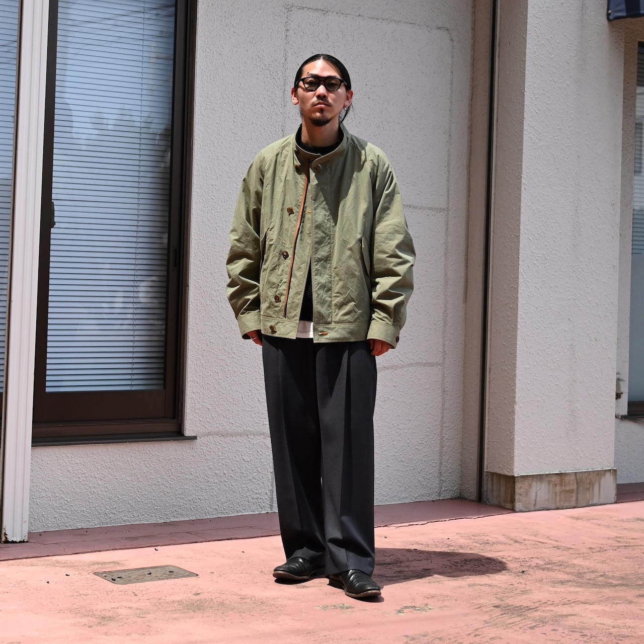 山内 / ヘビーウールツイル・サイドシームレスパンツ