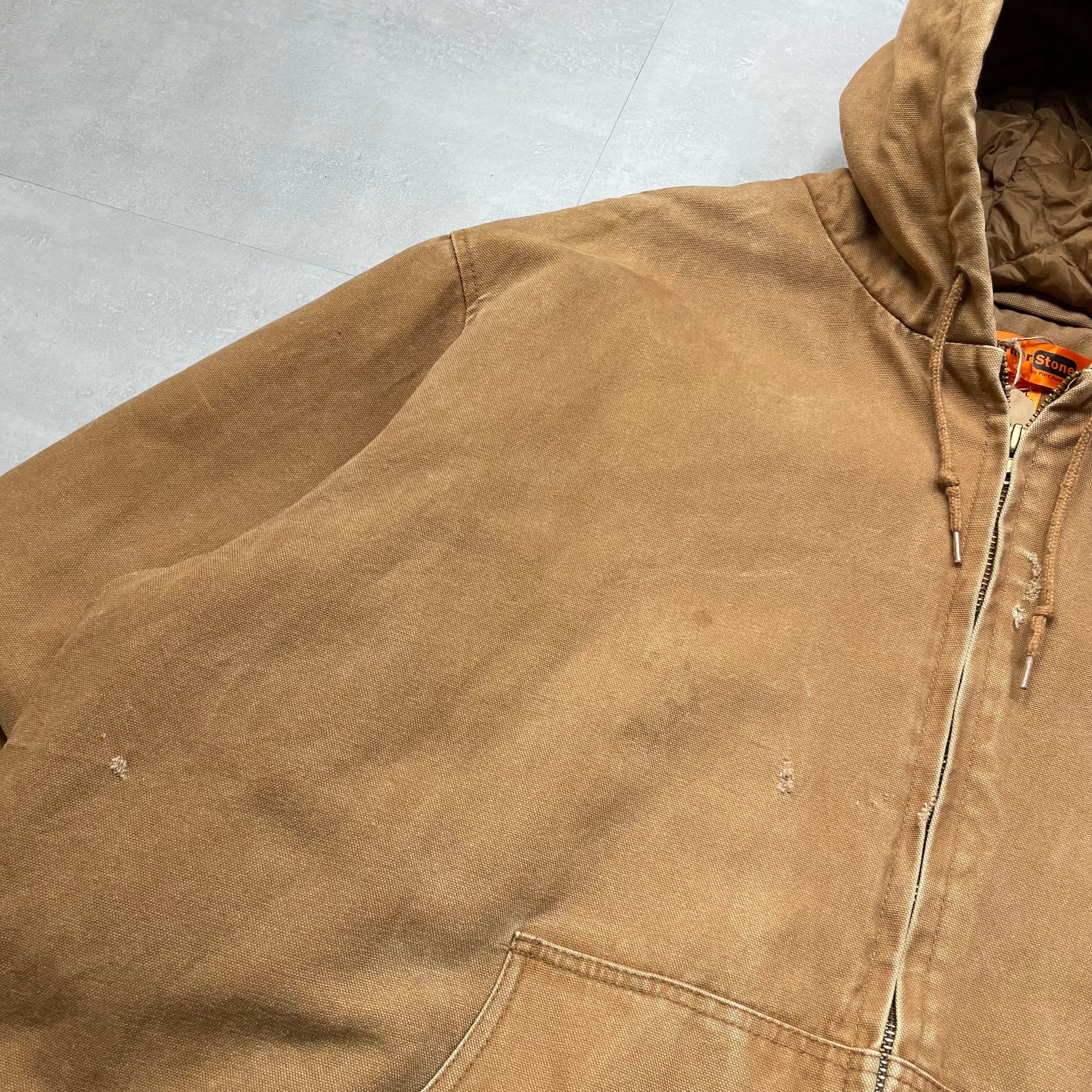 3XL》CornerStone ダックジャケット アクティブジャケット 刺繍ロゴ 裏