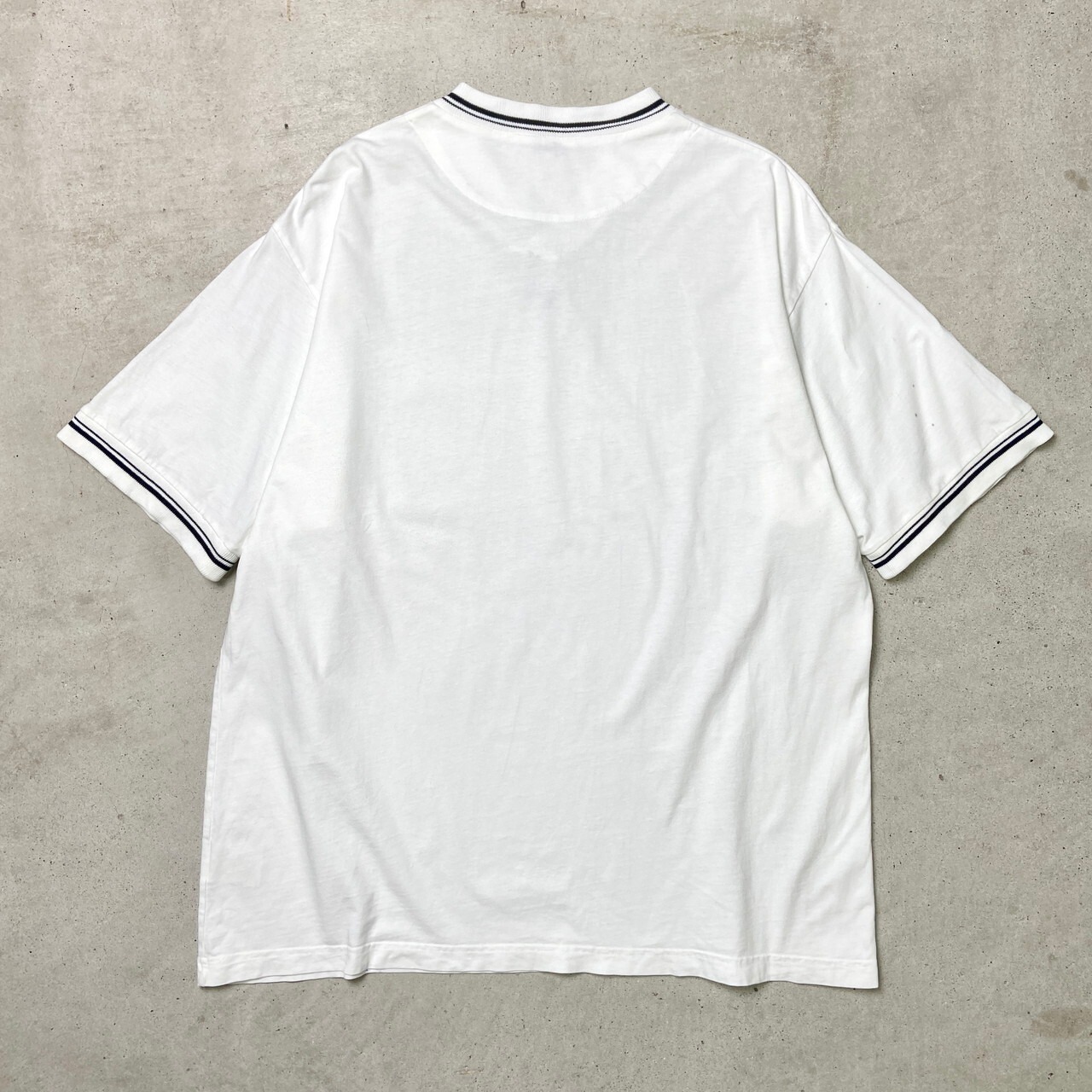 00年代 NIKE ナイキ スウォッシュロゴ 刺繍 VネックTシャツ メンズXL 