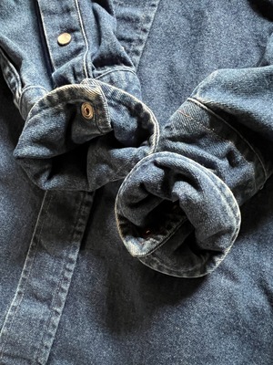90's Carhartt デニムシャツ 実寸(L位)