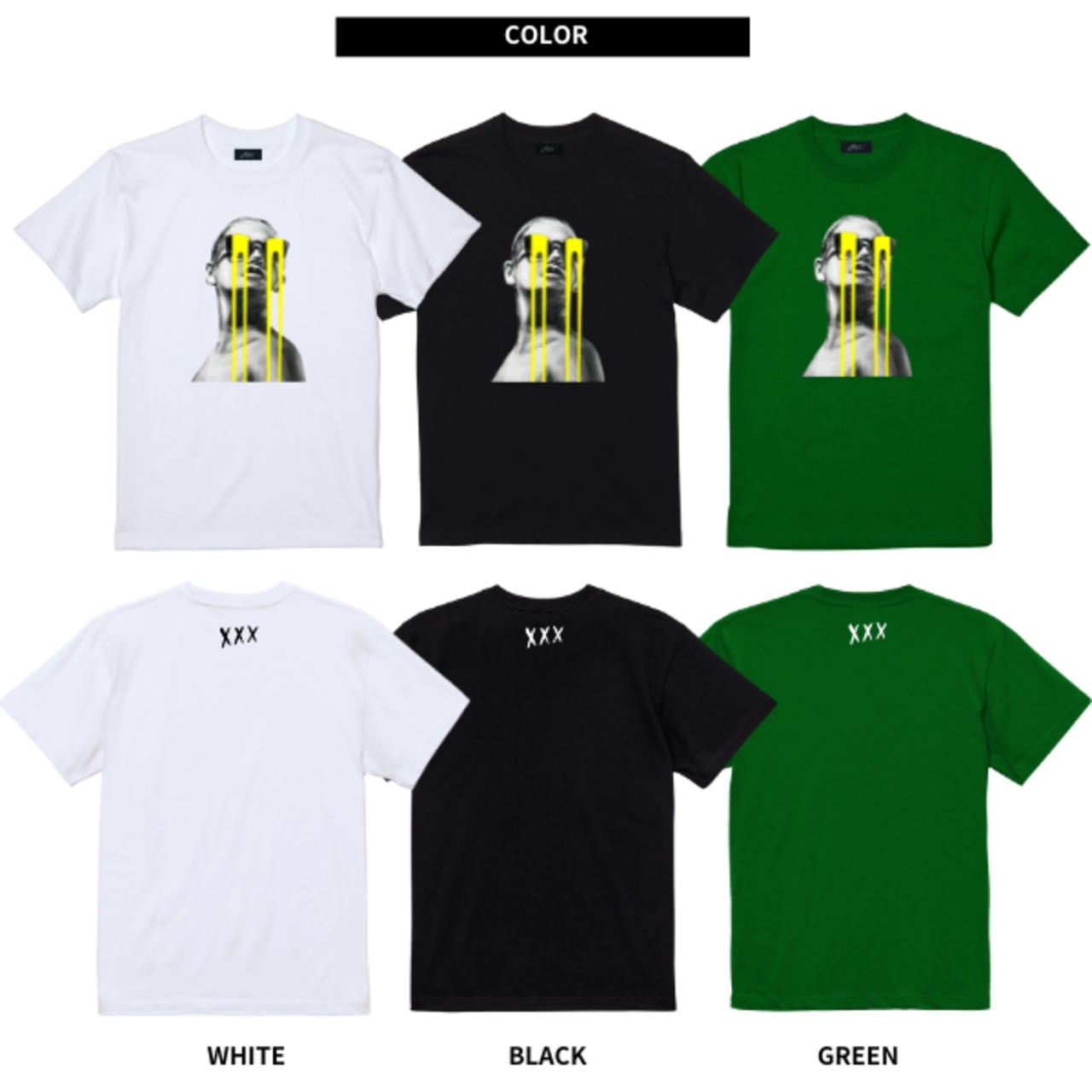 EIPOC PARIS 「Woman Tears #A" S/S T-Shirts Black/White/Green」 - 11