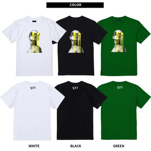 EIPOC PARIS 「Woman Tears #A" S/S T-Shirts Black/White/Green」