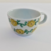 村田菜穂美作 丸型黄花唐草マグ / 2104130000850