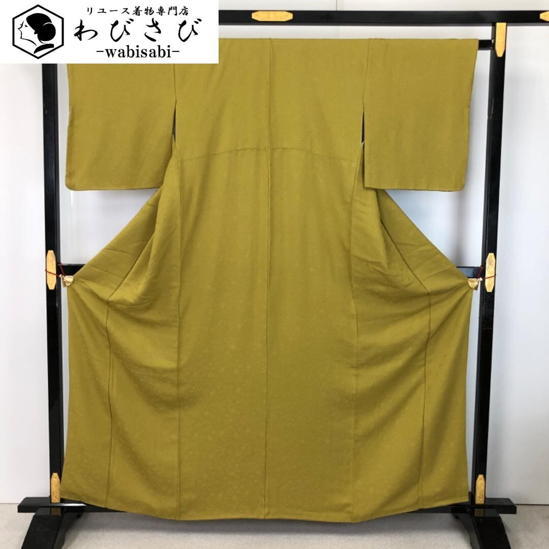 色無地 藍碧色 縮緬 トールサイズ しつけ糸 K-5897 着物 きもの kimono
