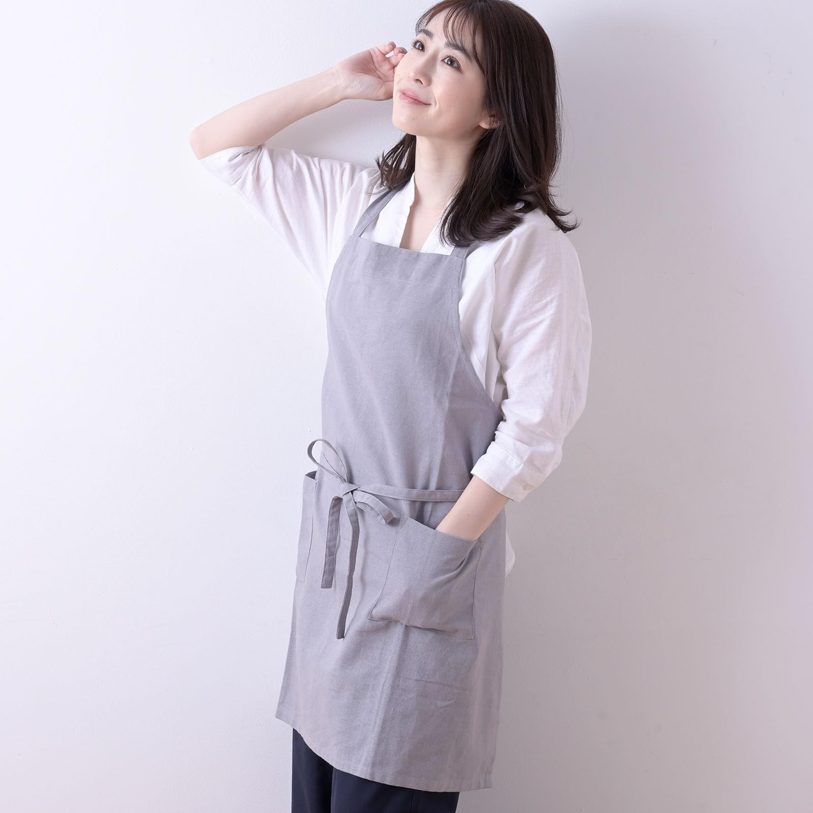 DEAN&DELUCA】ハワイ限定 エプロン 首紐調整タイプ 黒 ブラック