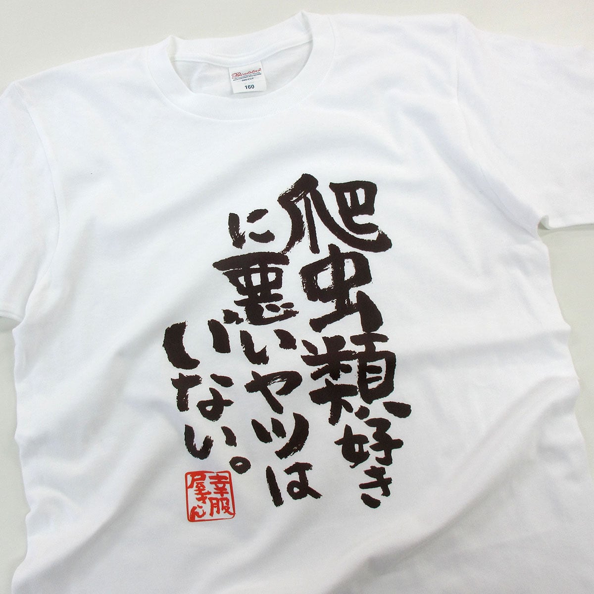 爬虫類好きに悪いヤツはいない。 ka400-77 おもしろ 漢字Tシャツ