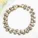 クリアなラインストーンの２列ブレスレット　rhinestone bracelet のセール通販　11833BR
