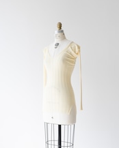 〈CÉLINE by phoebe philo〉V-neck Knit Top