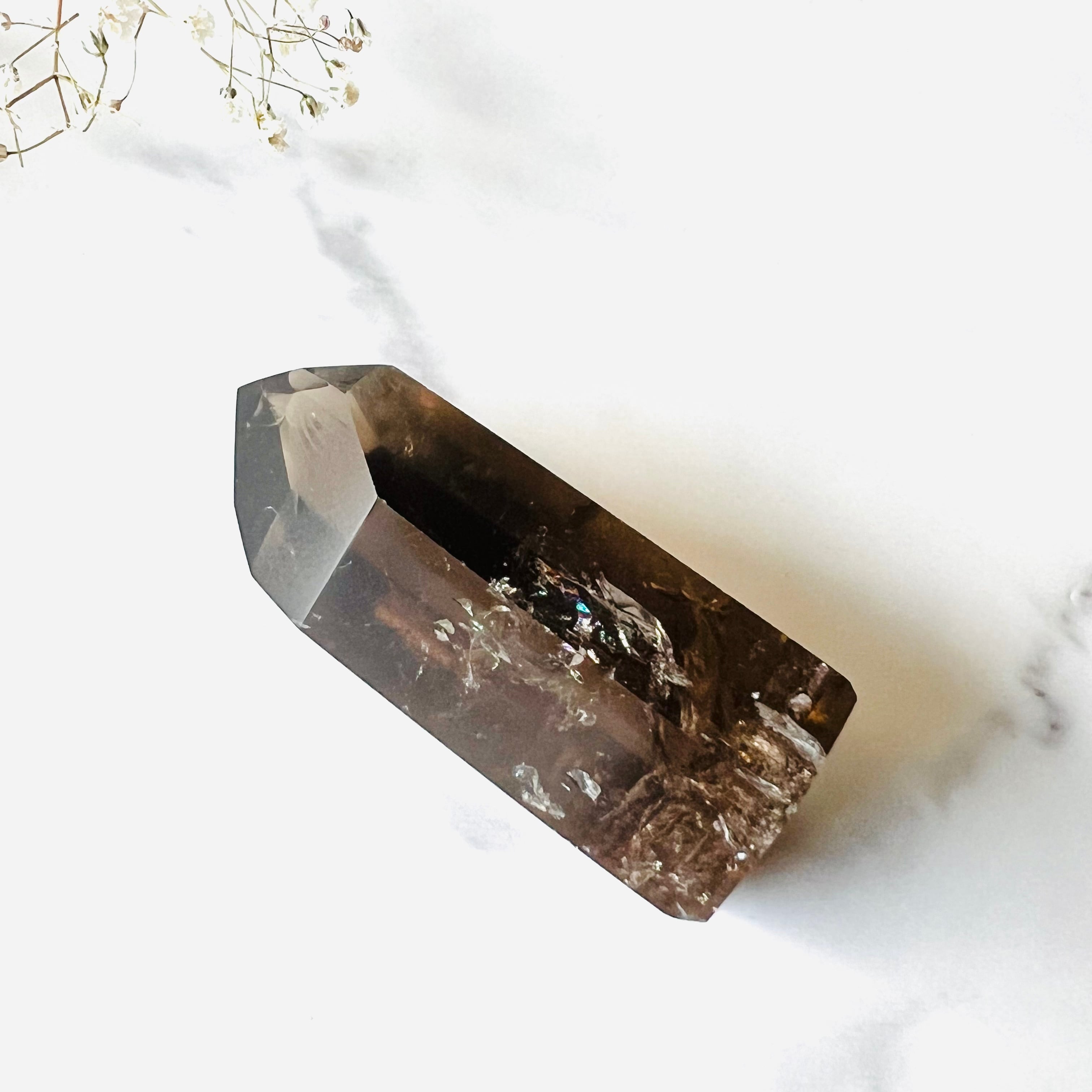 ブラジルバイーア州産 スモーキークォーツポイント | Mt.Sophia 天然石