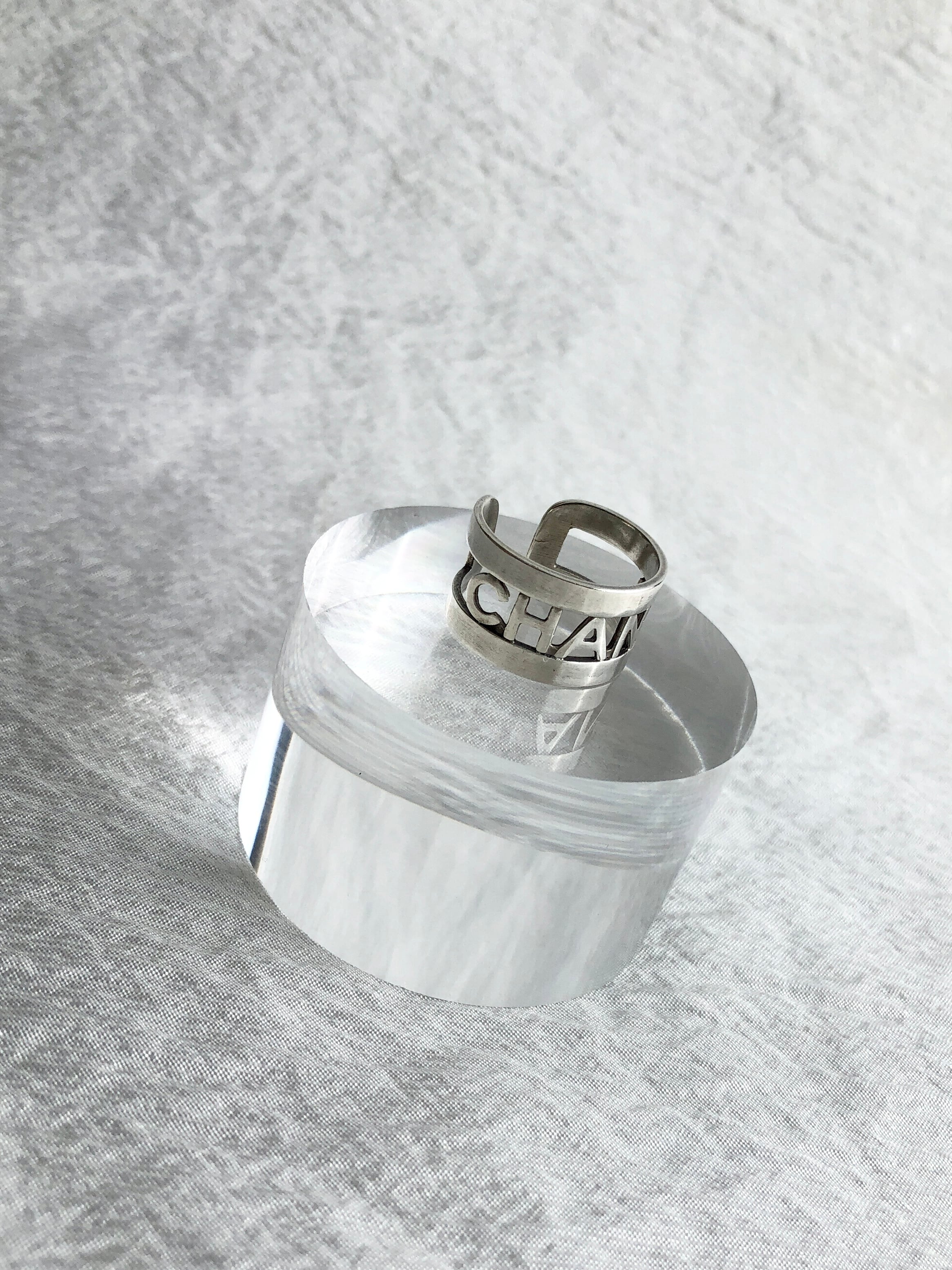 CHANEL シャネル リング シルバー ロゴ vintage ヴィンテージ オールド ckrub7