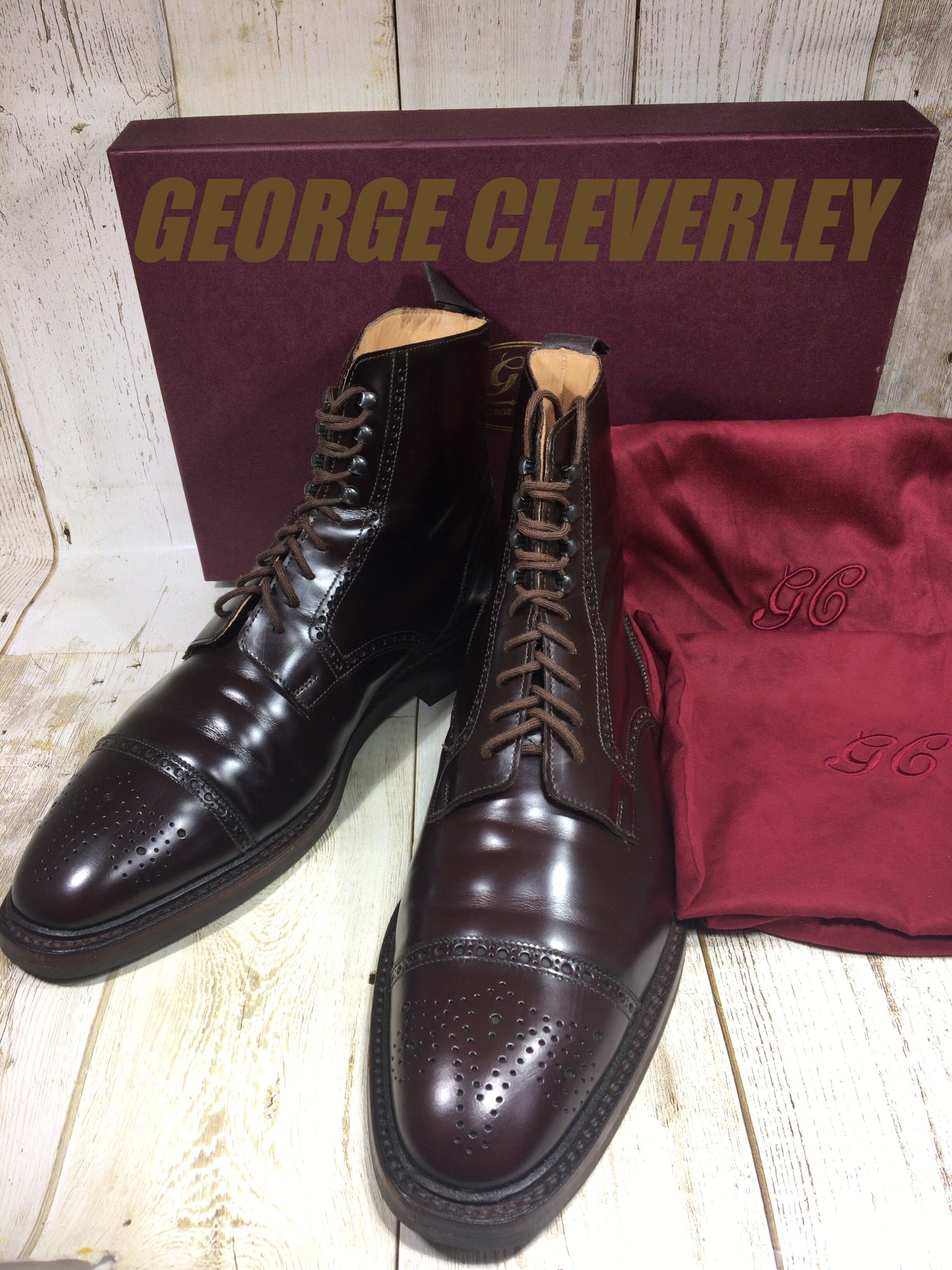 ジョージクレバリー GEORGE CLEVERLEY UK8.5 未使用