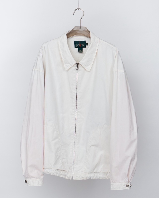 "J.CREW" plain cotton zip up jacket