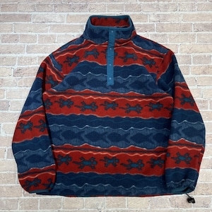 1990s LL BEAN FLEECE JACKET LIZARD