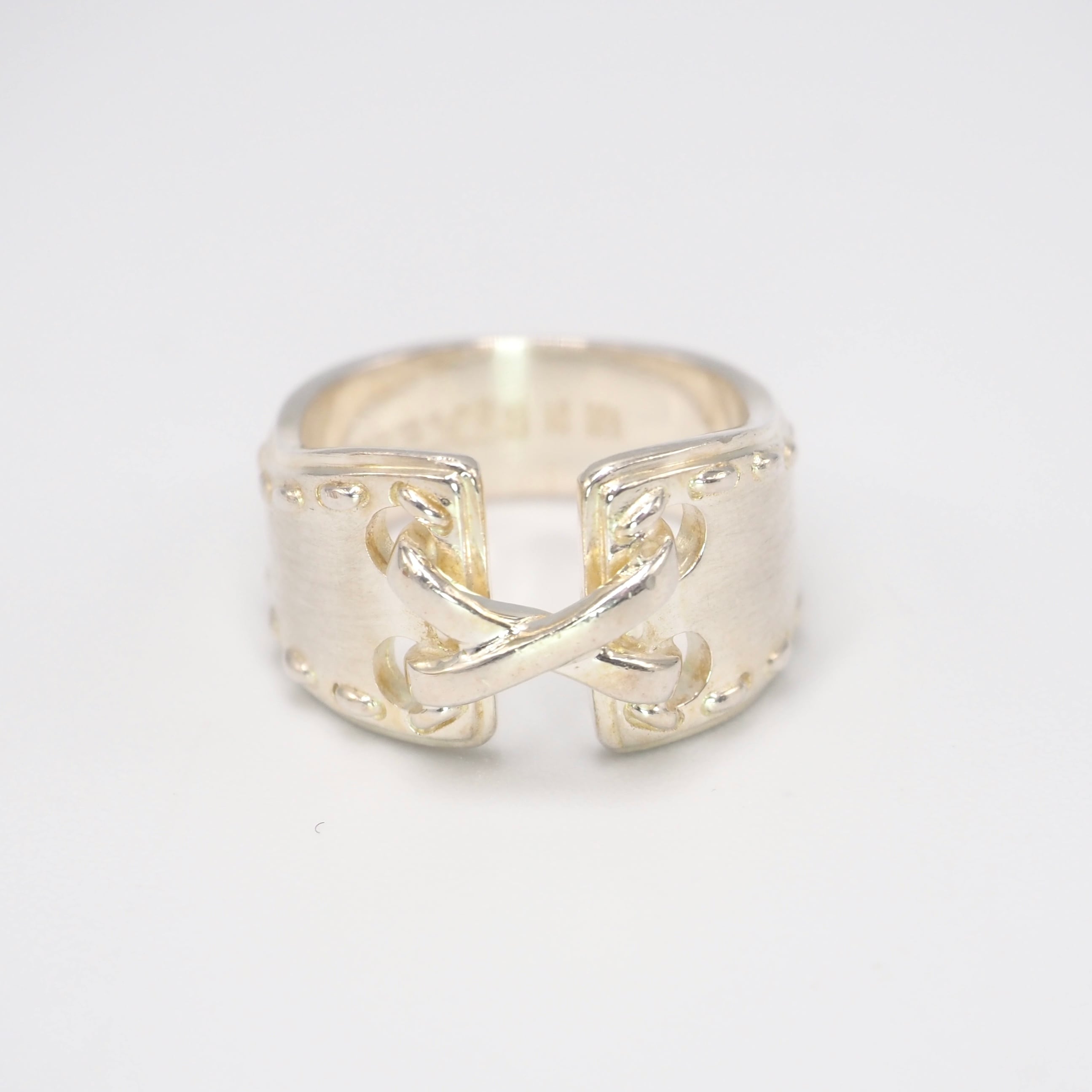 Tiffany&Co. 約7号 クロコニロティカス リング シルバー925