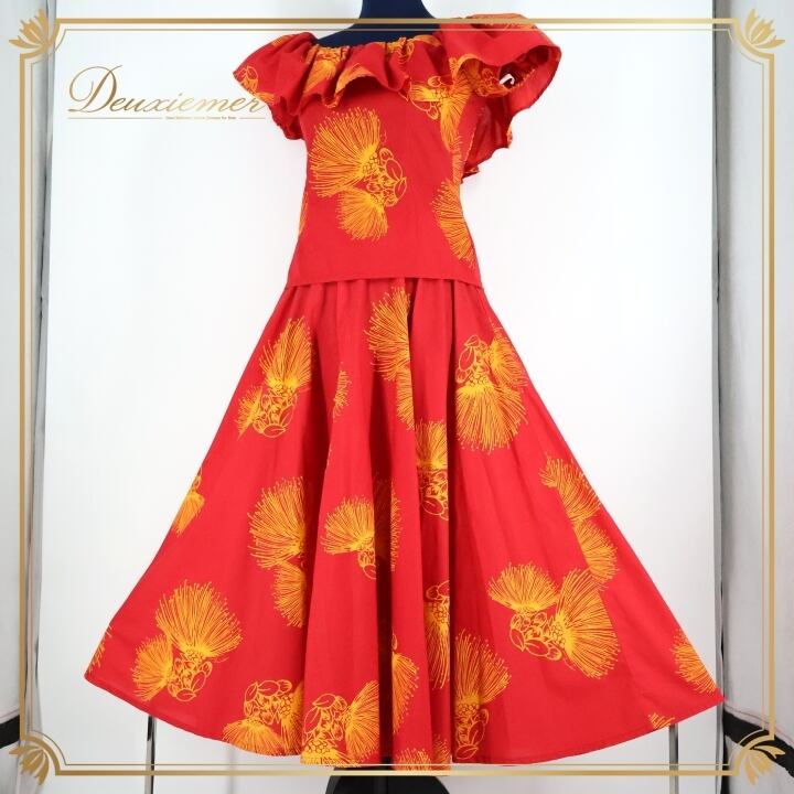 【美品 日本製 フラダンス衣装】ネイビー EKOLU EHIKU ワンピース 紺 美品 日本製 フラダンス衣装】ネイビー EKOLU EHIKU エコルエヒク