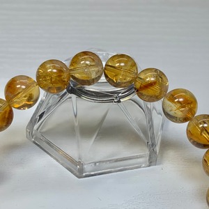 3.ハニーカラー☆ファントム入り♪ディープシトリン・ブレスレット