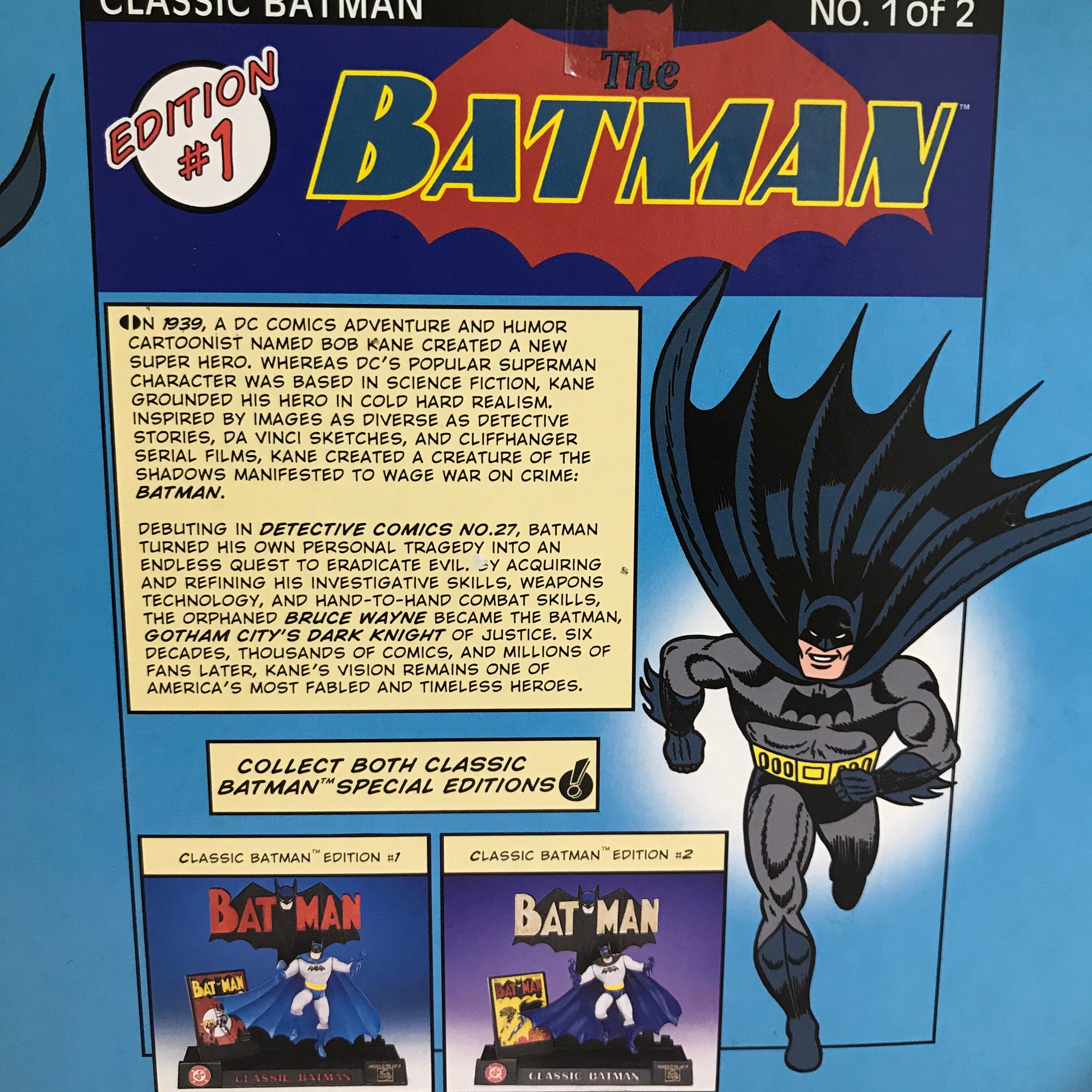 90’s クラシックバットマン（Classic Batman） ケナー社製 箱付きフィギュア 未開封 ヴィンテージのアメリカントイ