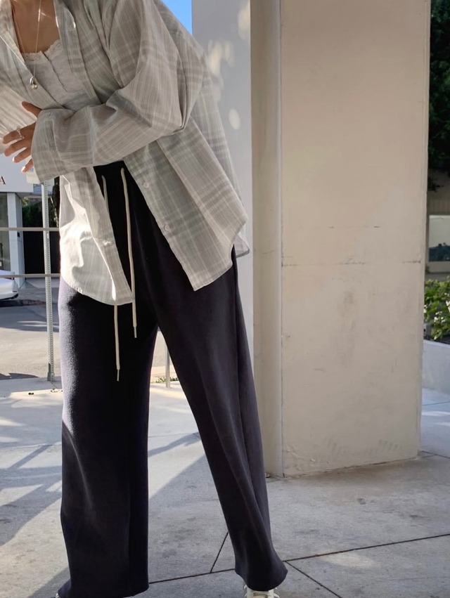 (LITER) mue staright  pants / 2color