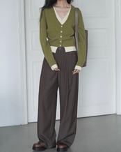 Fake layered Cardigan　T20275