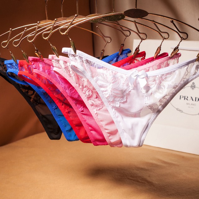 6色 パンツ 下着 リボン 透け感 かわいい 新作 MY8-ZR2219