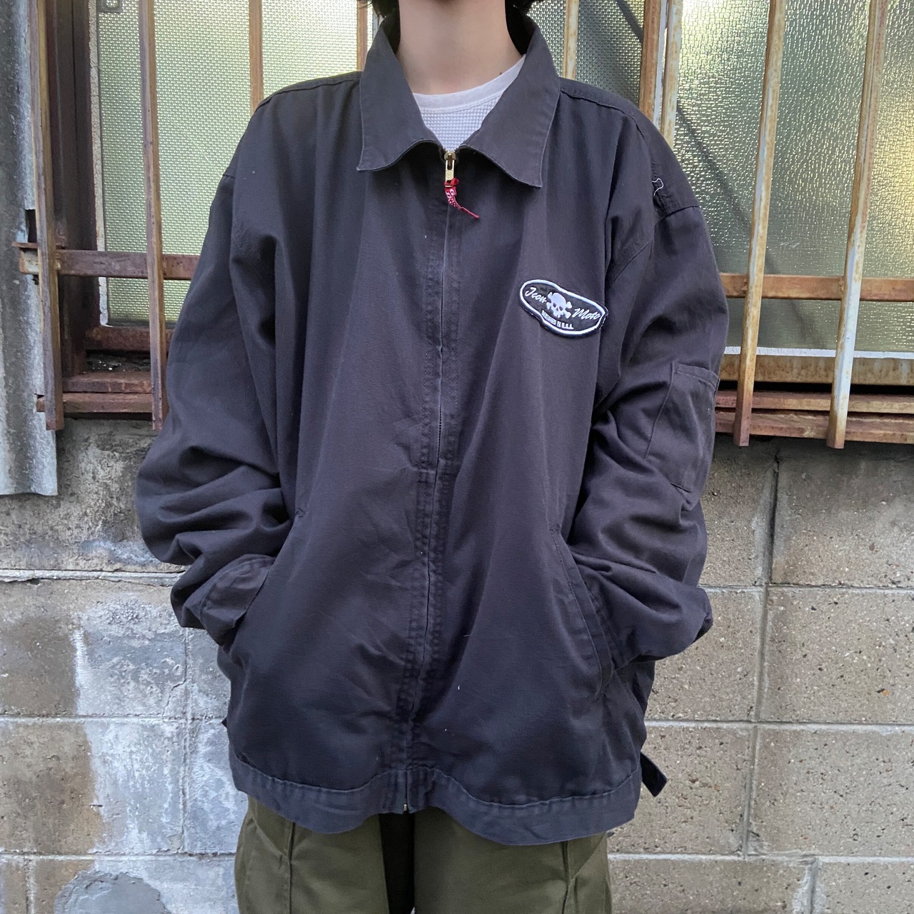 00年代 Dickies ディッキーズ ワンポイントロゴ ワッペン ワーク 