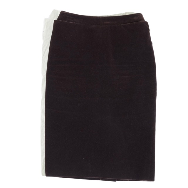 Yves Saint Laurent rive gauche    velour   skirt