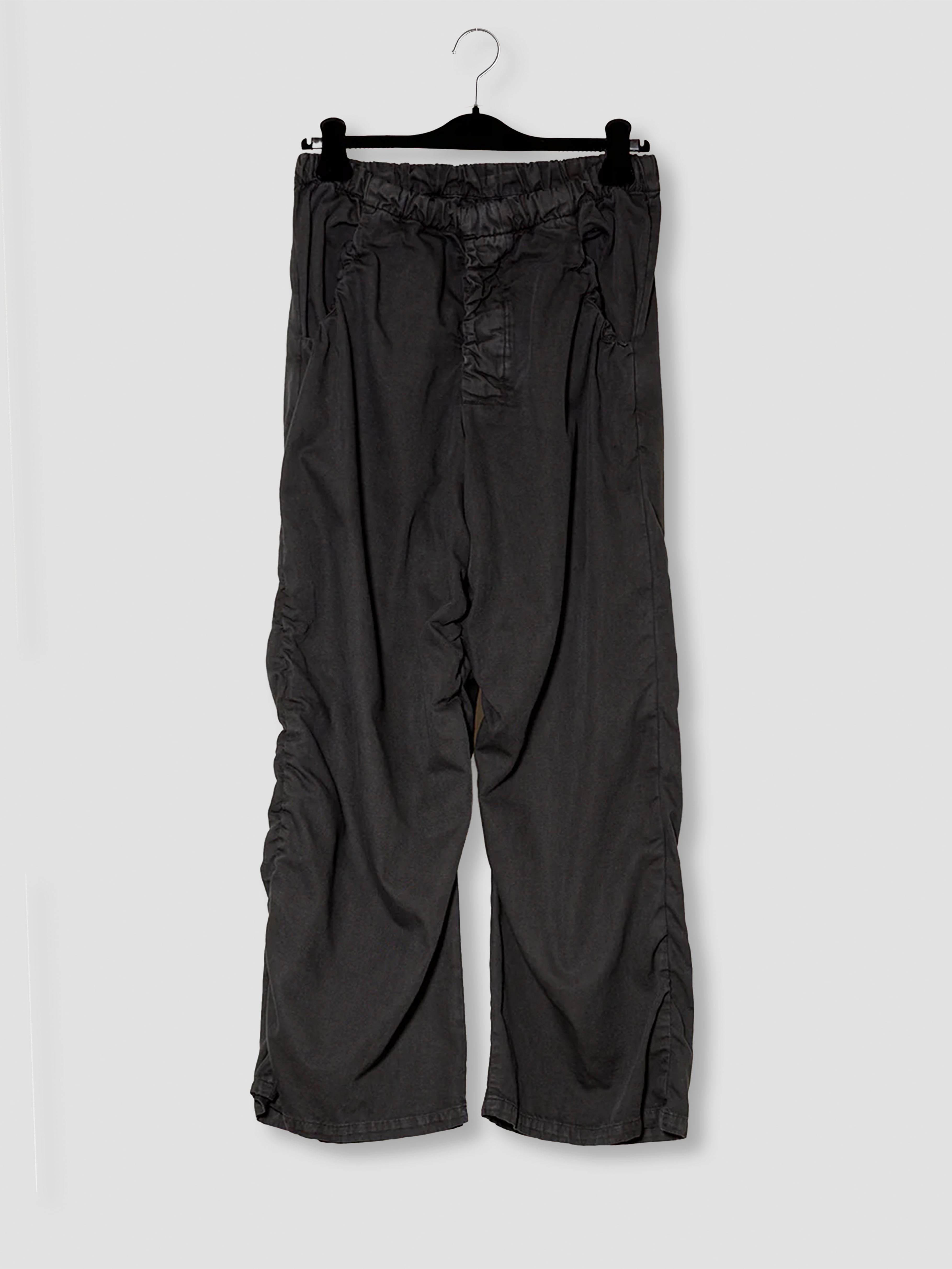 GABRIELA COLL GARMENTS トラウザーズ GABRIELA COLL GARMENTS THIN CANVAS DRAPED TROUSERS BLACK S14-267