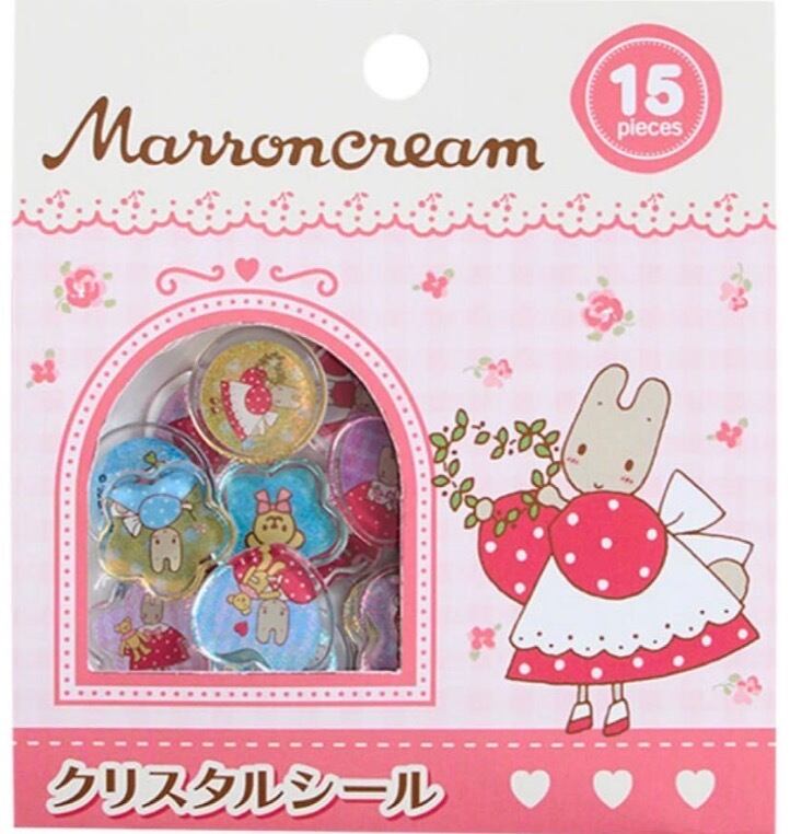 サンリオ マロンクリーム クリスタルシール マロンクリーム | snooowy