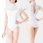 シャーリングスリーブ ハイネックレオタード 5色展開 L0971