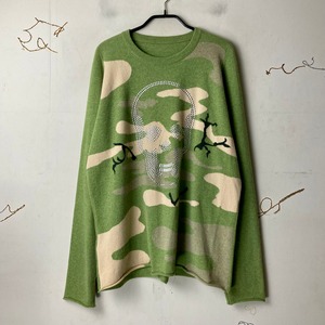 LUCIEN PELLAT-FINET studs design cashmere sweater