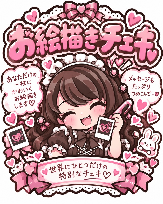 お絵描きチェキ
