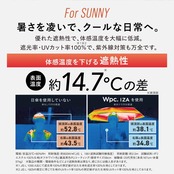 Wpc. IZA 日傘 メンズ 【耐風】WIND RESISTANCE 遮熱 遮光率100% オフ 親骨:55cm ZA019-001-102