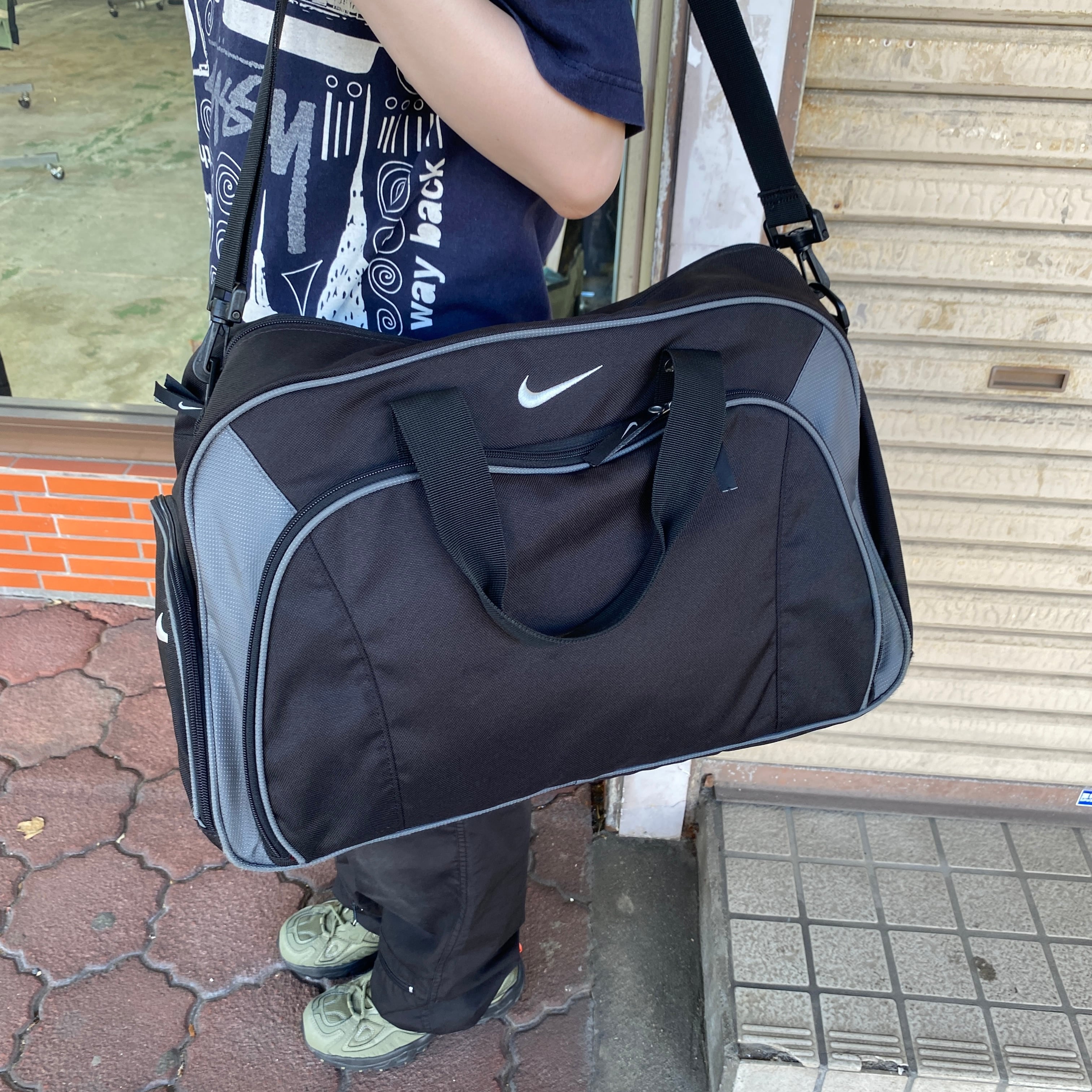 y2k  OAKLEY Metallic Boston Bag 大容量　テック系