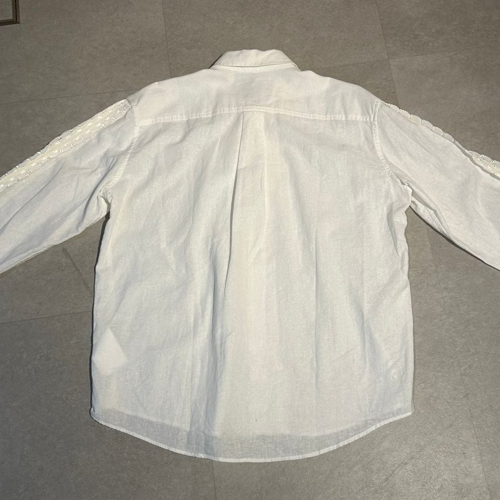 OUR LEGACY アワーレガシー 24AW BEYOND SHIRT White Kitchen Weave
