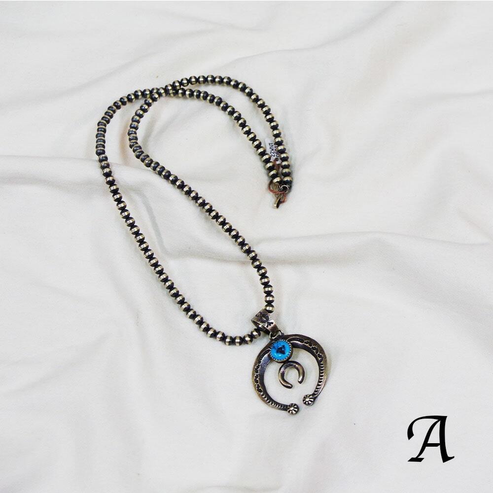 INDIAN JEWELRY(インディアンジュエリー)】Navajo NAJA Necklace by